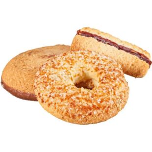 Biscotti Fragolino Mix, 550 г, Бискотти Фраголино Микс, Ассорти 3-х видов печенья