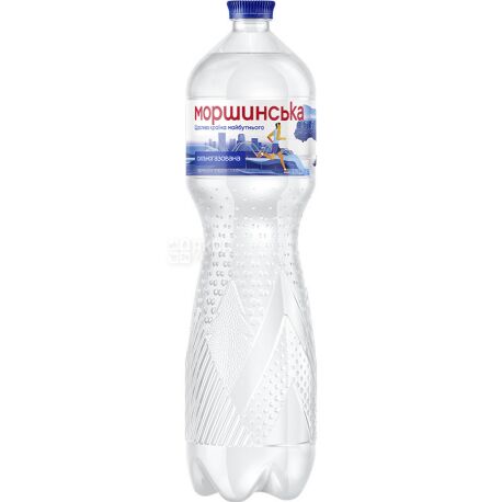 Morshynska, 1.5 liters, highly carbonated water, PET, PAT