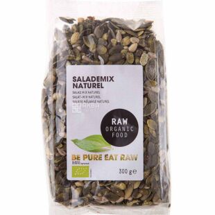 Raw Organic Food, 300 г, Смесь орехов и семян, для салатов, органическая