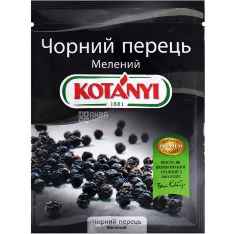 Kotanyi, 17 g, black pepper, ground