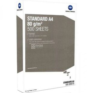 Konica Minolta Standard, 500 листов, Бумага офисная А4, белая, класс C, 80 г/м2