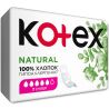 Kotex Natural Super, 7 шт., Прокладки гигиенические, органические, 5 капель