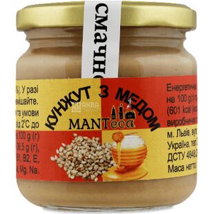 Manteca, 180 г, Кунжутная паста Тахини, стекло