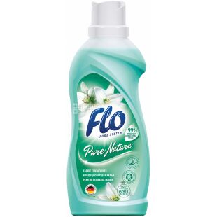 Flo Pure Nature, 1 л, Кондиционер для стирки, универсальный, Фло