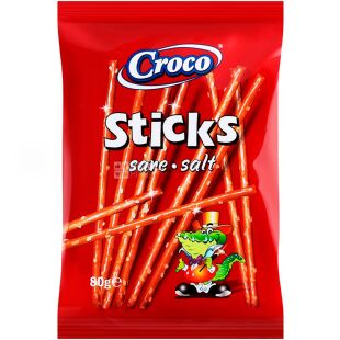Croco Sticks, 80 г, Соломка солона Кроко