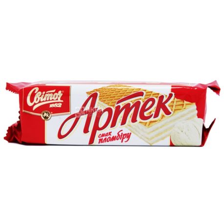 Світоч, 80 г, вафли, Артек, Вкус пломбира