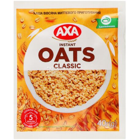 AXA, 40 g, instant porridge, oatmeal