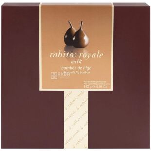 Rabitos Royale, 265 г, Конфеты Инжир в молочном шоколаде, Рабитос Рояль