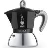Bialetti Moka induction, Кофеварка гейзерная на 4 чашки, 150 мл, индукционная, черная