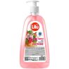 Lilu, 1 л, Жидкое косметическое мыло без фосфатов Лилу, Цветочное, с дозатором