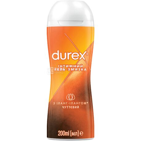 Durex, Play Massage 2 in 1 Sensual, 200 мл, Интимный гель-смазка, с иланг-илангом