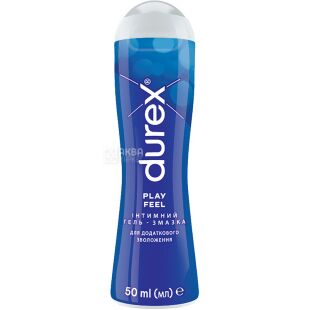 Durex, Play Feel, 50 мл, Інтимний гель-змазка, без запаху