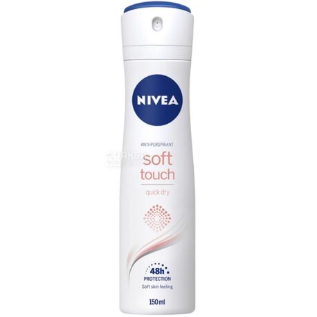 Nivea Soft Touch, 150 мл, Антиперспірант для жінок, Ефект пудри