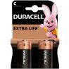 Duracell C, 2 шт., 1,5 V, Батарейки лужні LR14