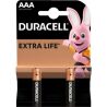 Duracell AAА, 2 шт., 1.5 V, Батарейки лужні, LR03