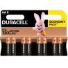 Duracell, Alkaline, АА, LR6, 8 шт., Батарейки пальчиковые, алкалиновые, 1.5 V