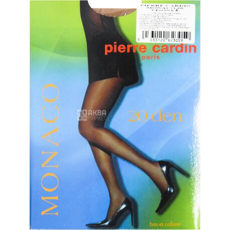 Pierre Cardin Monaco, Nude tights, size 4, 20 den