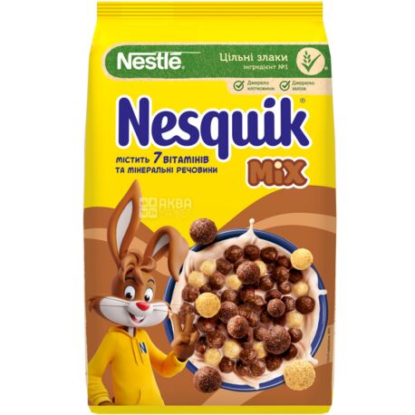 Nesquik, 375 г, готовий сніданок, Duo