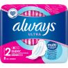 Always, Ultra Super Plus, 8 шт., Гігієнічні прокладки, 5 крапель