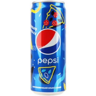 Pepsi-Cola, 0,33 л, Напій газований Пепсі, ж/б