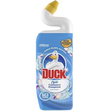 Duck Активный, 500 мл, Средство для чистки унитаза, Морской
