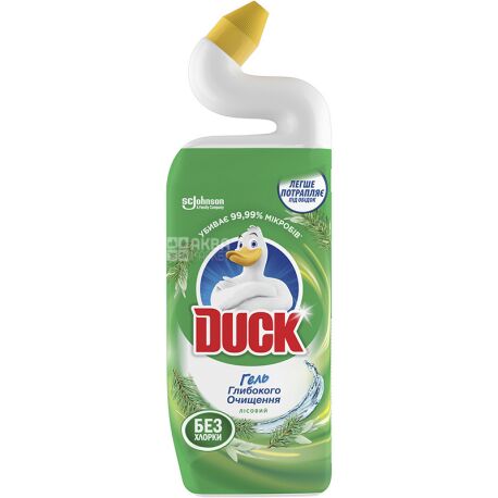 Duck, 500 мл, Средство для чистки унитаза, 5 в 1, Лесной