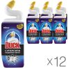 Duck, Супер сила, Видимый эффект 5в1, Упаковка 12 шт. х 500 мл, Чистящее средство для унитазов