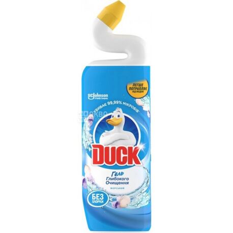 Duck, 900 мл, Средство для чистки унитаза, 5в1, Морской