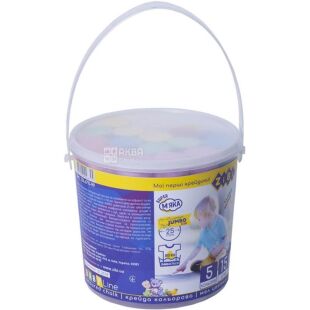 ZiBi Jumbo, Крейда кольорова, 15 шт.