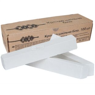 Zibi, Мел белый, 100 шт.