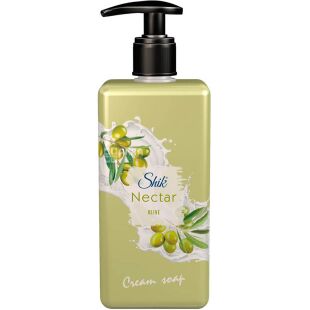 Shik Nectar, 450 г, Крем-мыло для рук Шик, Оливковое, с дозатором