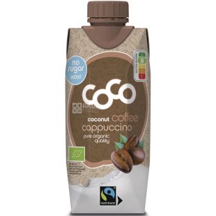 Dr. Antonio Martins Coconut cappuccino, 0,33 л, Капучино на кокосовом молоке Др. Антонио Мартинс, без сахара