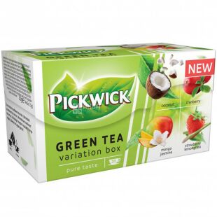 Pickwick Variation Box, 20 шт. х  1,5 г, Смесь зеленого и травяного чая с кусочками фруктов