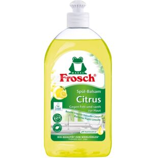 Frosch, 500 мл, бальзам для мытья посуды, лимон
