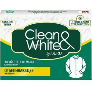Duru Clean&White, 4х120 г, Мило господарське, відбілююче