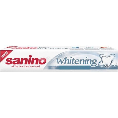 Sanino Whitening, 50 мл, Зубная паста, Белоснежная улыбка