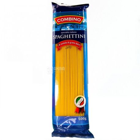 Combino Spaghettini 500g Spaghetti Pasta - buy Pasta in Odessa, water  delivery AquaMarket