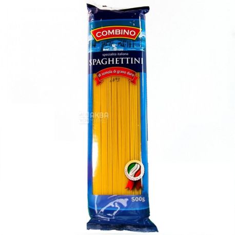 Combino Spaghettini, 500 г, Макароны Комбино Спагеттини