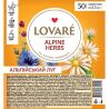 Lovare Alpine Herbs, 50 шт. х 1,5 г, Травяной чай, Альпийский луг