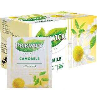 Pickwick Herbal Camomile, 20 шт. x 1,5 г, Чай травяной, ромашковый