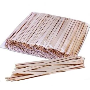 Ecowood, Мішалка дерев'яна преміум, 14 см, 800 шт.