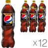 Pepsi-Cola Mango, Упаковка 12 шт., х 1 л, Напиток газированный Пепси Манго, без сахара, ПЭТ