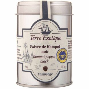 Terre Exotique, 35 г, Перец розовый молотый, ж/б