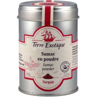 Terre Exotique, 60 г, Сумах молотый, ж/б