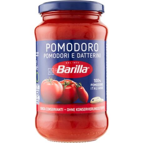Barilla Pomodoro, 400 г, соус томатний, скло