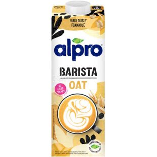 Alpro, Barista for Professionals, 1 л, Напиток растительный к кофе, Овсяный, 2,5%
