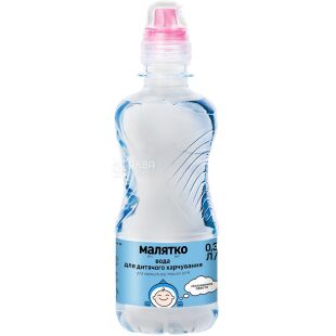 Малятко, Спорт, 0,33 л, Вода дитяча негазована, з перших днів життя, ПЕТ, ПЕТ