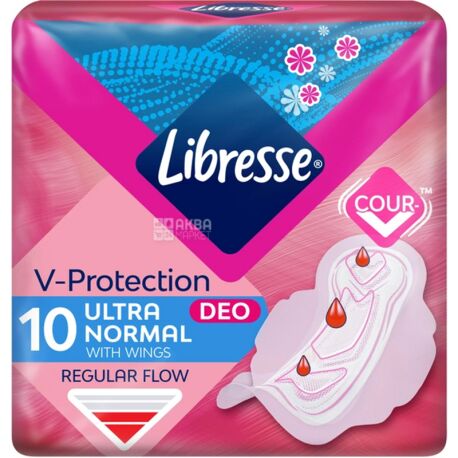 Libresse, 10 pcs., Sanitary pads, Ultra Normal Soft, m / y