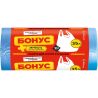 Бонус, 30 шт. х 35 л, Пакети для сміття з ручками, сині