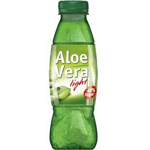 McCarter Aloe Vera Light, 0,5 л, Напиток негазированный с кусочками Алоэ МкКартер, низкокалорийный, без сахара, ПЭТ